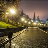 LED Улична Лампа SAMSUNG ЧИП Сензор - 30W 6400K 120LM/W LED улично осветление