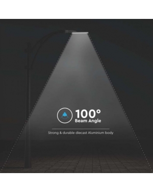 LED Улична Лампа SAMSUNG ЧИП Сензор - 50W 4000K 120LM/W LED улично осветление