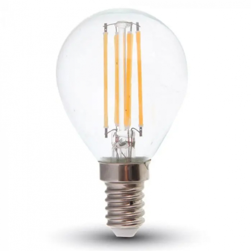 LED Крушка - 6W Filament E14 P45 3000К 130LM/W LED крушки Е14