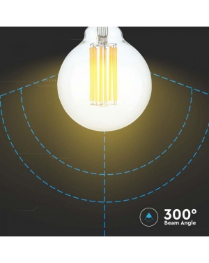 LED Крушка - 6W Filament E27 G95 3000K LED крушки Е27