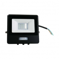 10W LED Прожектор PIR Сензор SAMSUNG ЧИП Черно Тяло 6400К 1М Кабел LED екстериорно осветление