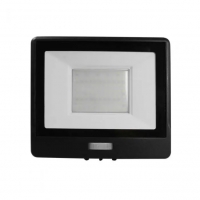 50W LED Прожектор PIR Сензор SAMSUNG ЧИП Черно Тяло 3000К 1М Кабел LED екстериорно осветление