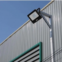 50W LED Прожектор PIR Сензор SAMSUNG ЧИП Черно Тяло 4000К 1М Кабел LED екстериорно осветление