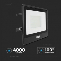 50W LED Прожектор PIR Сензор SAMSUNG ЧИП Черно Тяло 6400К 1М Кабел 50W LED Прожектор PIR Сензор SAMSUNG ЧИП Черно Тяло 6400К 1М Кабел LED екстериорно осветление