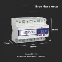 Трифазен Електромер За VT-6605310 , VT-6608310 , VT-6610310 Аксесоари