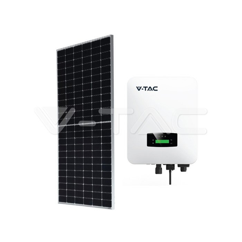 5kW Моно Соларен Сет + Инвертор ( 11518x12pcs ; 11508 + Токов Трансформатор и Кабели ) Комплект соларна система