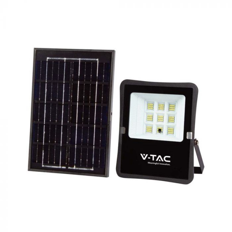 6W LED Соларен Прожектор 4000К LED соларно осветление