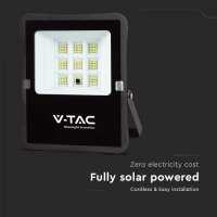 6W LED Соларен Прожектор 4000К LED соларно осветление