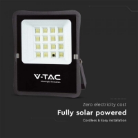 15 WATT SOLAR PANEL - LED SOLAR FLOODLIGHT 1600 LUMENS - 6400K LED соларно осветление