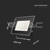 200W LED Прожектор Черно Тяло 4000K LED екстериорно осветление