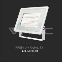 100W LED Прожектор Бяло Тяло 6400K LED екстериорно осветление