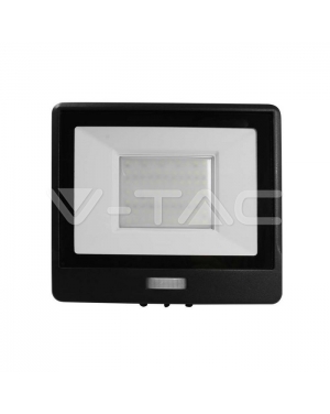 20W LED Прожектор PIR Сензор SAMSUNG ЧИП Черно Тяло 6400К LED екстериорно осветление