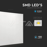 LED Панел 36W 595x595mm 120Lm/W 4000K Вкл. Драйвер 6БР/СЕТ LED панели за скрит монтаж