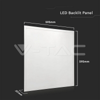 LED Панел 36W 595x595mm 120Lm/W 4000K Вкл. Драйвер 6БР/СЕТ LED панели за скрит монтаж