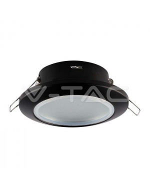 GU10 Корпус Кръг Черен Декоративни LED луни