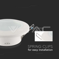 GU10 Корпус Кръг Бял GU10 Корпус Кръг Бял Декоративни LED луни