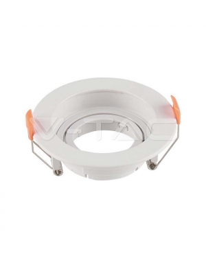 GU10 Корпус Кръг Бял Декоративни LED луни