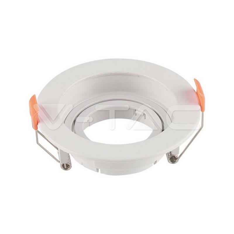 GU10 Корпус Кръг Бял Декоративни LED луни