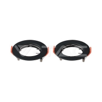 GU10 Корпус Кръг Черен 2бр./кутия Декоративни LED луни