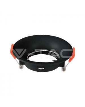 GU10 Корпус Кръг Черен Декоративни LED луни