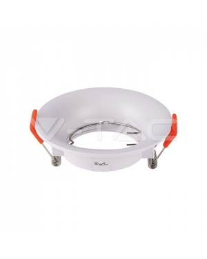 GU10 Корпус Кръг Бял Декоративни LED луни
