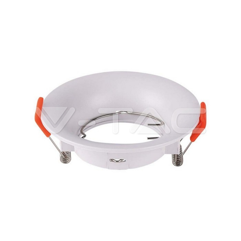 GU10 Корпус Кръг Бял GU10 Корпус Кръг Бял Декоративни LED луни