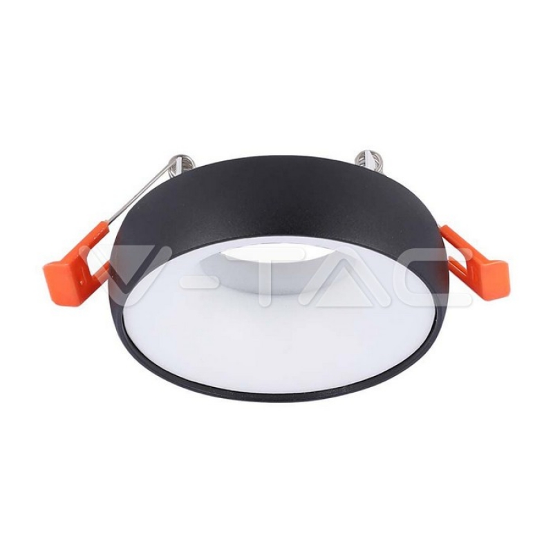 GU10 Корпус Бяла Рамка + Бля Рефлектор Декоративни LED луни