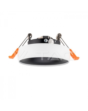 GU10 Корпус Бяла Рамка + Черен Рефлектор Декоративни LED луни