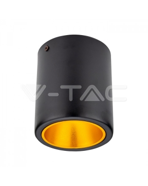 Външен Корпус GU10 Кръг Черен Декоративни LED луни