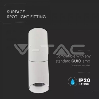 GU10 Отливка Външен Монтаж Подвижна Бяла H 197mm Декоративни LED луни
