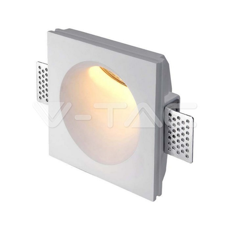 GU10 Гипсова Отливка Кръг Бяла GU10 Гипсова Отливка Кръг Бяла Декоративни LED луни