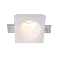GU10 Гипсова Отливка Кръг Бяла GU10 Гипсова Отливка Кръг Бяла Декоративни LED луни