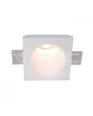 GU10 Гипсова Отливка Кръг Бяла Декоративни LED луни