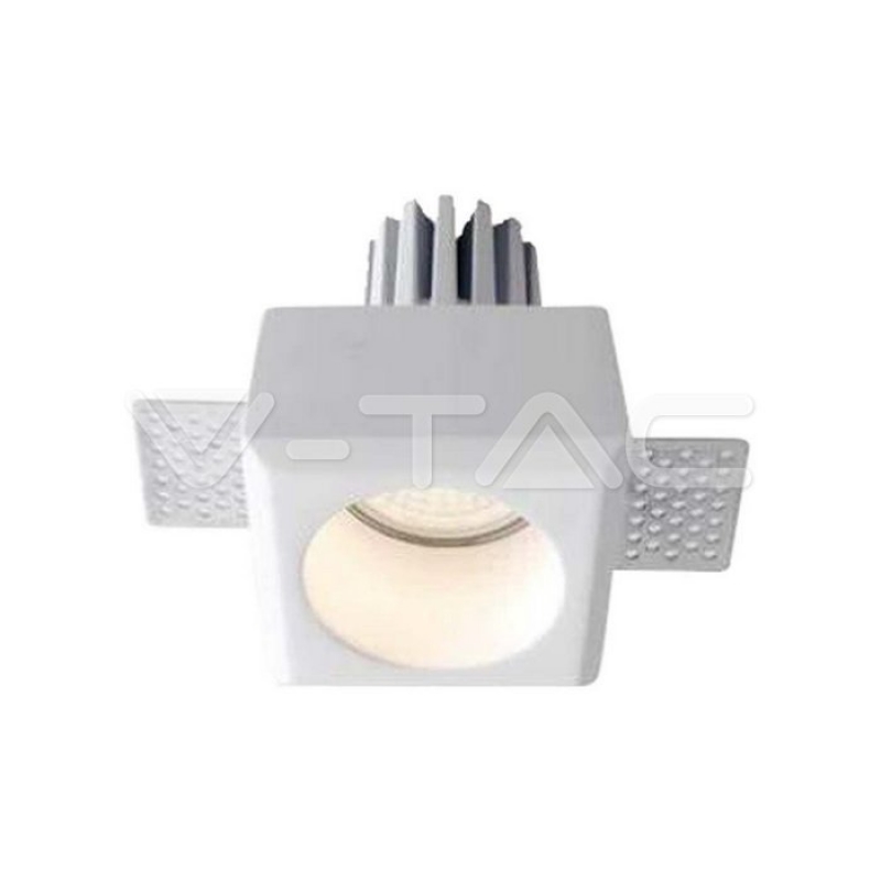 GU10 Гипсова Отливка Кръг Бяла GU10 Гипсова Отливка Кръг Бяла Декоративни LED луни