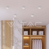 GU10 Гипсова Отливка Кръг Бяла GU10 Гипсова Отливка Кръг Бяла Декоративни LED луни