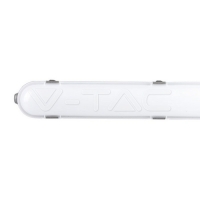 LED Влагозащитени Тяло SAMSUNG ЧИП - 120см 36W Сензор + Стоманен Клип 6400К Промишлени линейни LED тела