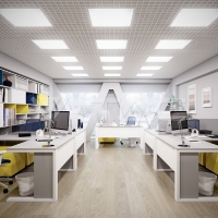 LED Панел САМСУНГ ЧИП 29W 595 x 595 mm 4000K Вкл. Драйвер 6бр./СЕТ 120LM/W LED панели за скрит монтаж