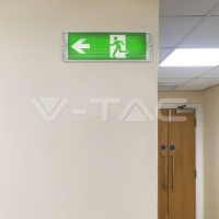 3W Евакуационна Тебела Тест Бутон 6400К LED евакуационно и аварийно осветление