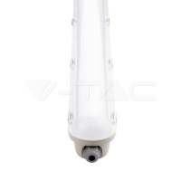 LED Влагозащитено Тяло M-Серия 1200мм 36W 4000K Мат Стоманен Клип 120LM/W Промишлени линейни LED тела