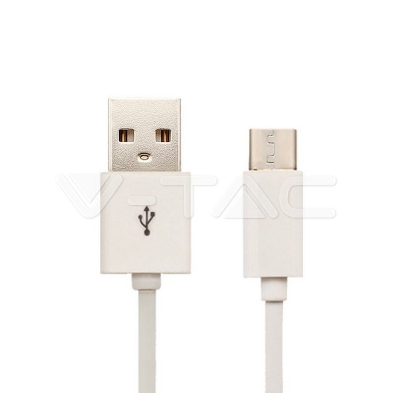 Type C USB Кабел 3M Бял Микро USB Кабели