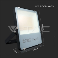 100W LED Прожектор Черно Тяло 3000К 160LM/W LED екстериорно осветление