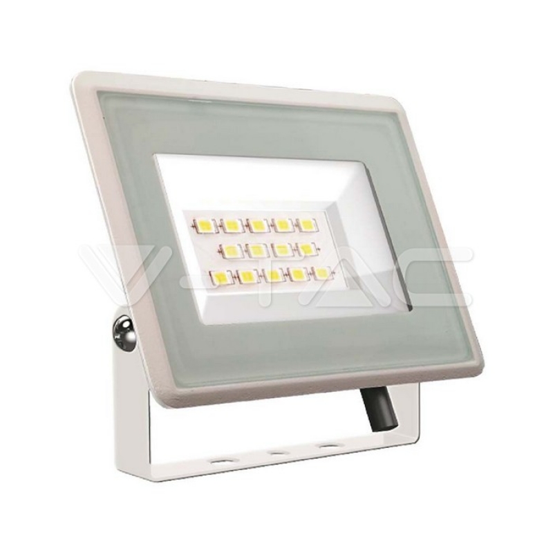 10W LED Прожектор Бяло Тяло 4000K 10W LED Прожектор Бяло Тяло 4000K LED екстериорно осветление
