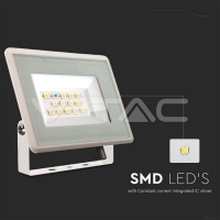 10W LED Прожектор Бяло Тяло 4000K 10W LED Прожектор Бяло Тяло 4000K LED екстериорно осветление