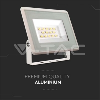 10W LED Прожектор Бяло Тяло 4000K 10W LED Прожектор Бяло Тяло 4000K LED екстериорно осветление