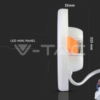 24W LED Регулируем Панел SAMSUNG Чип Квадрат 3000К 24W LED Регулируем Панел SAMSUNG Чип Квадрат 3000К LED панели за скрит монтаж