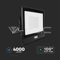 30W LED Прожектор PIR Сензор SAMSUNG ЧИП Черно Тяло 6400К LED екстериорно осветление