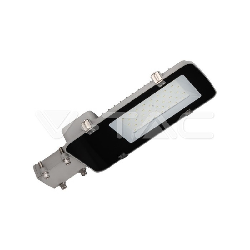 LED Улична Лампа SAMSUNG ЧИП - 30W Сиво Тяло 4000K 5 Години Гаранция LED Улична Лампа SAMSUNG ЧИП - 30W Сиво Тяло 4000K 5 Години Гаранция LED улично осветление