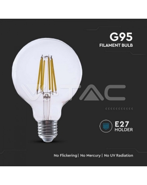 LED Крушка 4W Filament E27 G95 4000K LED крушки Е27