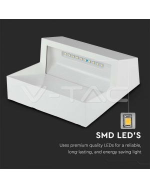 3W LED Осветление За Стъпала Бяло Тяло Квадрат 4000К LED осветление за стъпала