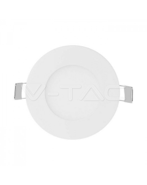 3W LED Premium Панел - Кръг 6000K LED панели за скрит монтаж